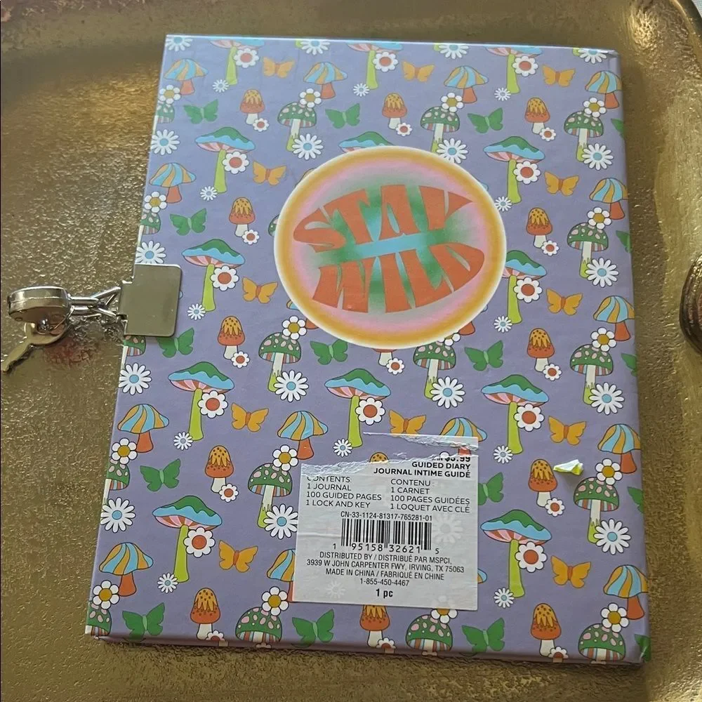 #1191=Colorful Kids Diary with Lock